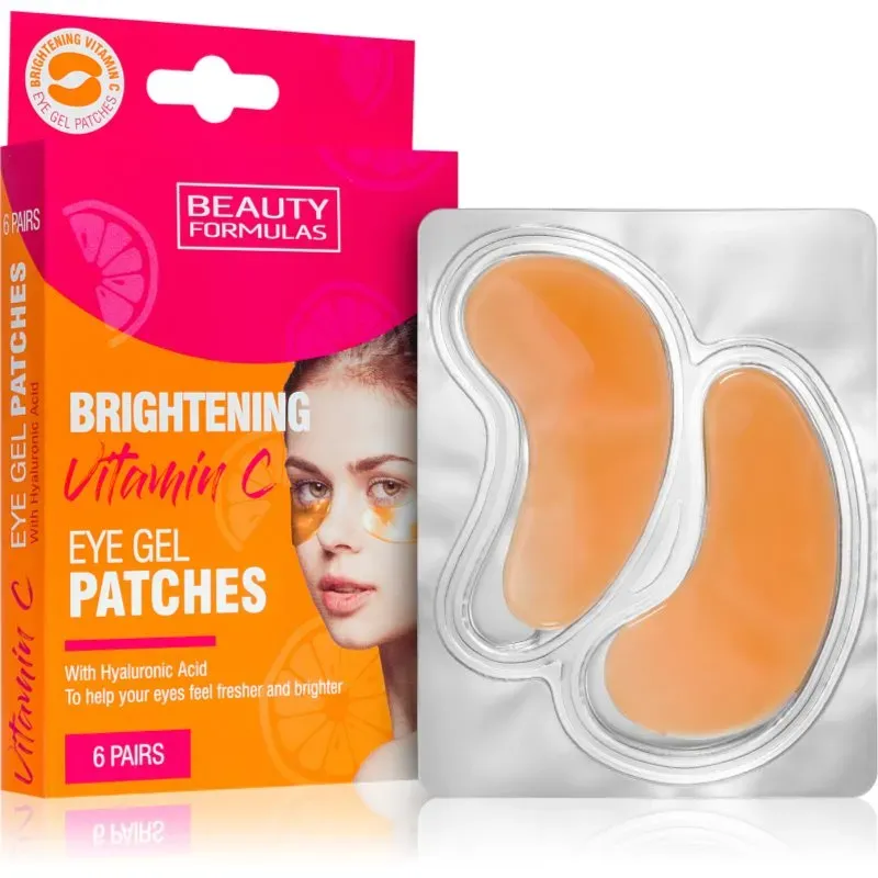 Beauty Formulas Vitamin C aufhellende Hautmaske für die Augen 6x2 St.