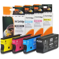 D&C HP 963XL Kompatibel 4er-Set für OfficeJet Pro 9025 - Hohe Reichweite