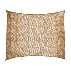 vidaXL Tarnnetz mit Aufbewahrungstasche 729x602 cm Sandfarbe