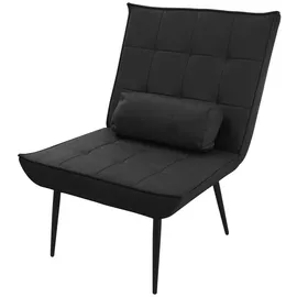ML-Design Relaxsessel Kunstleder 97 x 100 x 79 cm Schwarz ergonomisch