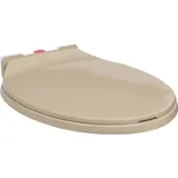 Toilettensitz Mit Absenkautomatik Quick-release Beige Oval