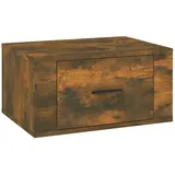 vidaXL Nachtschrank Räuchereiche 50 x 36 x 25 cm Braun