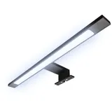 Kalb Material Für Möbel kalb LED Badleuchte 450 mm neutralweiß Schwarz