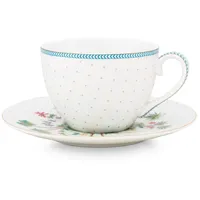 Pip Studio Jolie Dots Gold Tasse 0,28 l Gold