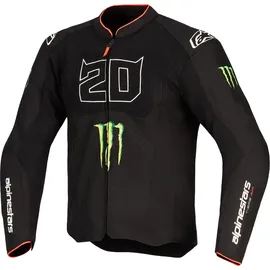 Alpinestars FQ20 T-SPS Air V2 Monster Motorrad Textiljacke Schwarz/Weiß XL