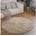 Teppich »Cadiz 630«, rund, Kurzflor, Uni-Farben, besonders weich, waschbar, Wohnzimmer, beige