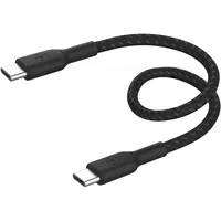 Belkin BOOST CHARGE geflocht.Kab USB-C/USB-C 15cm sw.CAB004BT0MBK