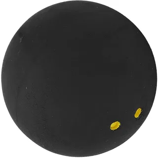 Alomejor Gummi-Squashball, Hochwertiger Professioneller Turnierball, Langlebig, Hervorragende Leistung mit 2 Gelben Punkten für Niedrige Schlägergeschwindigkeit und Sprungkraft