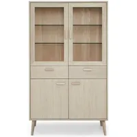 Furnhouse Vitrine ¦ holzfarben ¦ Maße (cm): B: 110