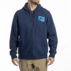 Klim Electric Zip Hoodie, blau, Größe XL für Männer