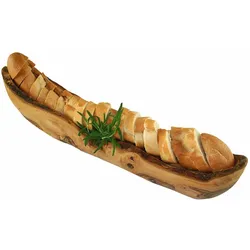 Olivenholz-erleben Brotschale, aus Olivenholz Olivenholz-erleben braun