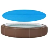 [en.casa] Solar Poolabdeckung ⌀457 cm Blau