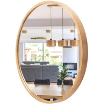 stolarnia pika Wandspiegel 80 x 80 cm Braun/Naturbelassen