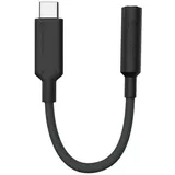 Alogic ELPC35A-BK Handykabel Schwarz 0,1 m USB-C 3,5 mm