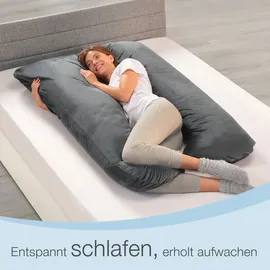 Bestschlaf Eloneo Stillkissen 150 x 80 cm Anthrazit