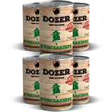 6 x 800g Hundefutter Dozer Huhn Premium Nassfutter getreidefrei Dosen