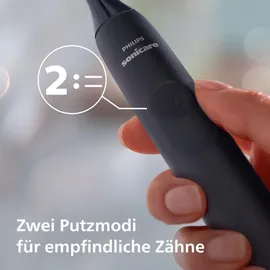 Philips Sonicare 4100 Series HX3683/54 Schwarz + Reiseetui