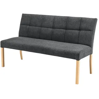 Woodford Polsterbank Mako ¦ grau ¦ Maße (cm): B: 150 H: 89 T: 64.0