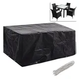 vidaXL Gartenmöbel-Abdeckung 180 x 140 x 90 cm Schwarz