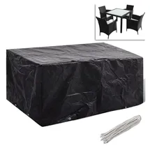 vidaXL Gartenmöbel-Abdeckung 180 x 140 x 90 cm Schwarz