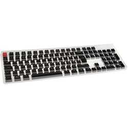 Glorious GMMK ABS 105 Keycap Set Nordisch Layout Schwarz