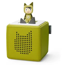 Tonies Toniebox Starterset grün mit Kreativ-Tonie