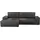 OTTO home Eckcouch Cord 2-Sitzer Grau