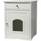 Dobar Mohrle Katzenschrank 52 x 48 x 63 cm Weiß