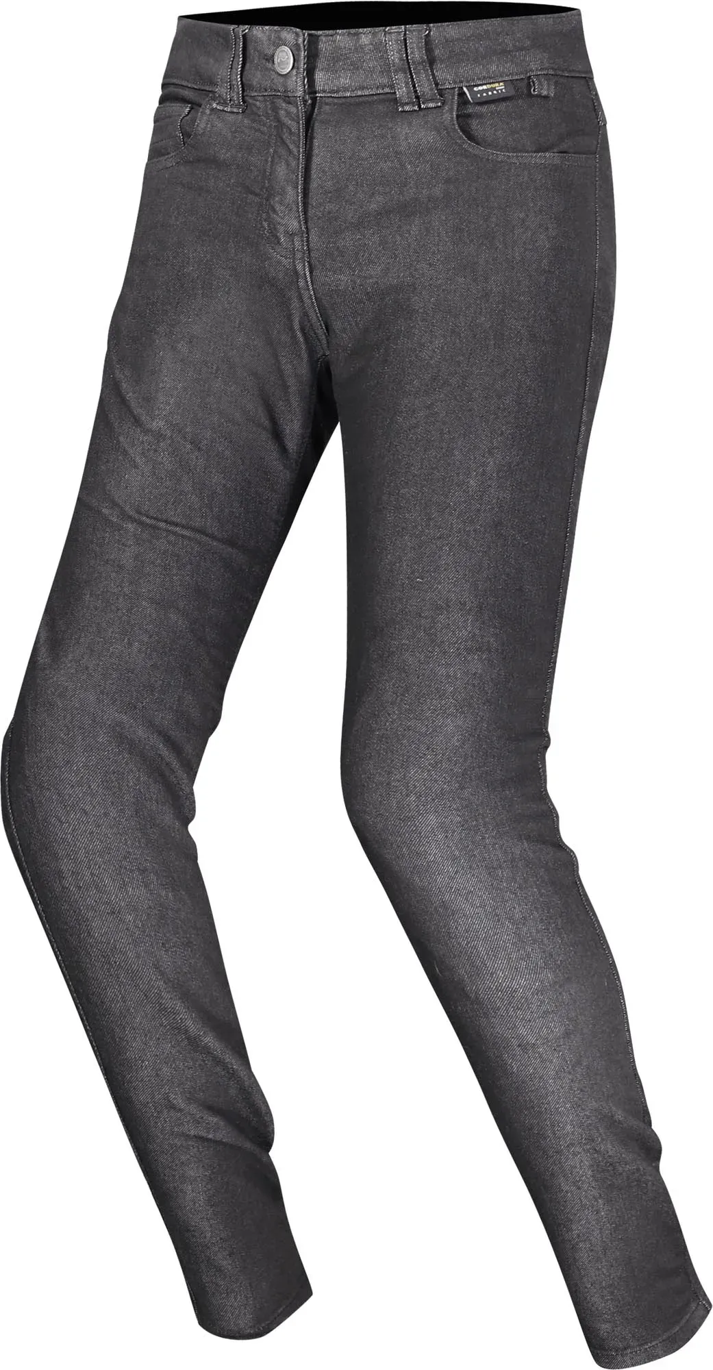 LS2 Stone Dames Motorjeans, zwart Voorman