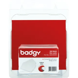 Evolis Informationsschild, Badgy PVC Karte