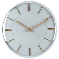 Beliani Wanduhr, DAROCA 34 cm, Grau,