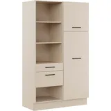 Impuls Küchen Warschau Mehrzweckschrank-Set 120 x 206,2 x 60 cm grau