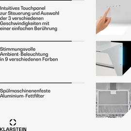 Klarstein Alina Deckenhaube 60 cm Weiß