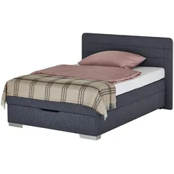 Boxspringbett  Maria ¦ blau ¦ Maße (cm): B: 141 H: 109