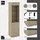 Set One by Musterring Standvitrine Reno 42 x 48 x 185 cm Braun