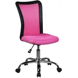 KADIMA DESIGN Kinderdrehstuhl, ergonomisch, Netz, höhenverstellbar, bis 30 kg in Rosa | Gr.: onesize