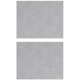 vidaXL Aluminium Riffelbleche 2 Stück Rutschfest 50x40 cm