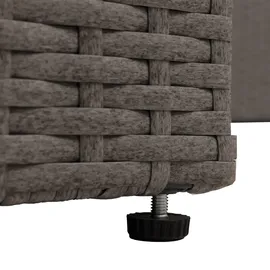 Mendler HWC-O46 Loungeset grau/hellgrau