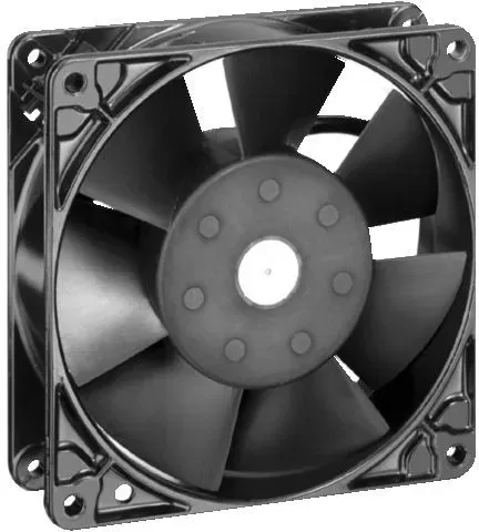 ebm-papst 5958, Ventilator, 2750 RPM, 44 dB, 105,9 cfm, 180 m3/h, Schwarz