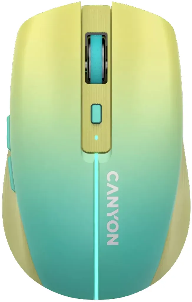 Canyon CNS-CMSW44UA, rechts, Optisch, RF Wireless + Bluetooth, 1600 DPI, Blau, G