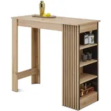 Stolkom Bartisch Mojito 50 x 103 x 115 cm Schwarz