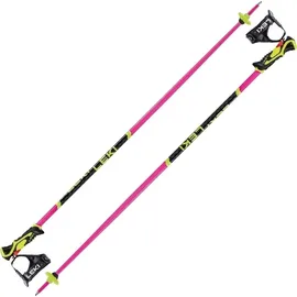 Leki WCR Lite SL 3D Neonpink/Black/Neonyellow 115 cm Ski-Stöcke - Rosa