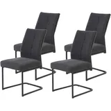 Hela Esszimmerstuhl Dagmar Cord grau 4er Set