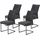 Hela Esszimmerstuhl Dagmar Cord grau 4er Set