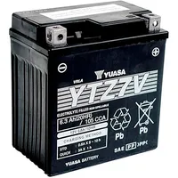 YUASA Ytz7v Agm-batterie - Black - One Size