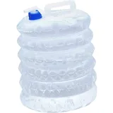 Rubeyul 5/10/15L Kanister Für Trinkwasser Faltbarer Wasserkanister Mit Zapfha-hn Wasserbehälter Tragbarer Für Autos,Büro,Camping,Ausflüge Im Freien(15L)