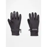 Marmot Herren Power Stretch Connect Glove, Fleecehandschuhe, Winddicht, Wasserabweisend, Mit Touchscreen Funktion, Black, XS