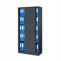 Jan Nowak Aktenschrank Büroschrank 185 cm x 90 cm x 40 cm Anthrazit