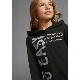Kidsworld Kapuzenshirt in schwarz - Gr.: 140/146