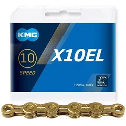 KMC X10EL Gold Ti-N 10-Gang-Fahrradkette EINHEITSGRÖSSE